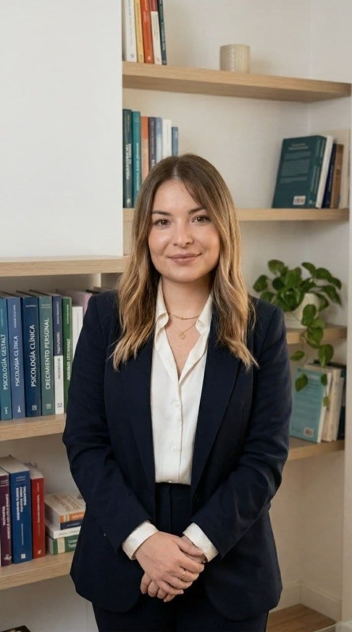 Ana Bonilla, psicóloga, en su consulta